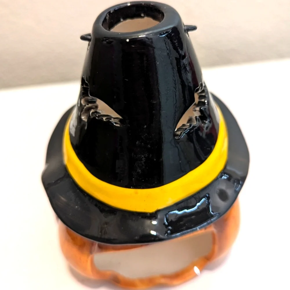 Halloween Pumpkin Candle Holder
